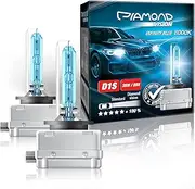 2x D1S 85V 35W | Xenon Look | Approved & Registration Free | Halogen Car Bulbs | 8000 K Super Ultra White | HID Bi | Nightbreaker | E-Mark | PK32d-2