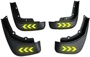 Car Mud Flaps Kit, for Volvo XC60 2014 2015 2016 2017, Front Rear Mud Flaps Mudflap Reflective Warning Fender Splash Guards Mudguards Accessories