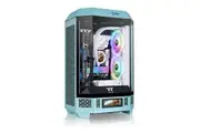 Thermaltake The Tower 300 Tempered Glass Micro-ATX Computer Case - Turquoise Edition [CA-1Y4-00SBWN-00]