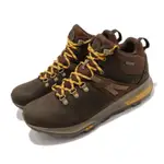 MERRELL 戶外鞋 ZIONPEAK WATERPROOF 男鞋 登山 越野 耐磨 黃金大底 中筒 避震 棕 黃 ML035363