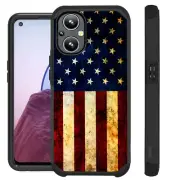 FUSION Case For OnePlus Nord N20 5G Hybrid Phone Cover US HALF FLAG