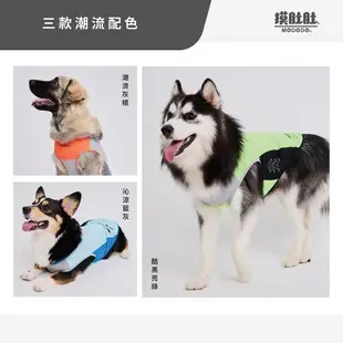 【MODODO 摸肚肚】 潮流三色UPF50+寵物防曬涼感衣 寵物服飾 寵物涼感衣 寵物衣 狗狗衣 狗狗服飾