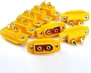 SoloGood Amass 10 Pcs XT60E-M Mountable XT60 Male Plug Connector for RC Models Multicopter ...