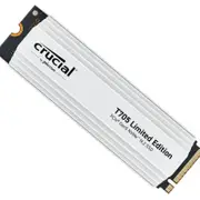 Crucial T705 2TB Gen5 NVMe SSD White Heatsink - 14500/12700 MB/s R/W 1200TBW 1550K IOPs 1.5M hrs MTTF DirectStorage
