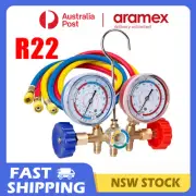 Air Conditioning Manifold Gauge Test Tools Refrigerant Kit A/C Diagnostic R134A