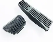 Foot Rest Pedal for BMW E60 E61 E90 E92 F10 F11 F01 F02 F25 F26 Car Accessories Car Foot Pedal Accelerator Gas Fuel Brake Pedal Pads Cover Car Pedals(Black Automatic)