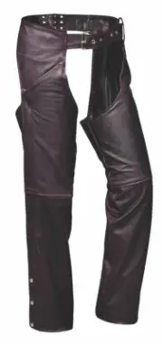 Ladies Purple Leather Chaps 7174.117