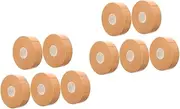 10 Rolls Foam Eye Pads Adhesive Eyelash Tape Eyelash Tape Line Lash Extensions Supplies Lash Foam Tape Adhesive Lashes Tape Lash Extension Tape and Makeup Eyelash Tape Orange
