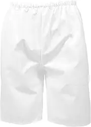 LALAFINA Shorts Elastic Belt Comfortable Polyester-Cotton Work Trousers for Daily Care