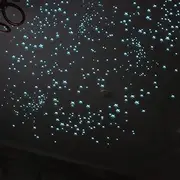 Glow in The Dark Stars Decals Decor 633 Pcs Luminous Dot Stars, 3D Starry Stars Glow in The Dark Stickers for Ceiling or Wall and Kids Bedroom Decor