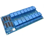12V 16 Channel Relay Shield Module with optocoupler LM2576 Power supply Arduino