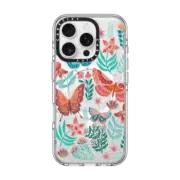 iPhone 16 Pro Clear Case MagSafe Compatible Butterflies By Papio Press