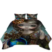 The Empress of the Universe Victorian Girl Coverlet