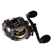 Double Brake Low-Profile Reel Baitcasting Fishing Reel Ocean Baitcast Drag Fishing Baitcaster Reel LB200 left hand
