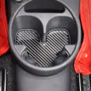 Carbon Fiber Cup holder Non-Slip Mat Pad Cup Holder Mat For Fiat 500 Abarth 595