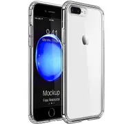For Apple iPhone 7 Plus / 8 Plus Transparent Hard Shel Slim Polycarbonate Case Cover (Clear)