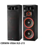 永悅音響CERWIN-VEGA XLS-215(對)雙15吋4路落地式揚聲器 全新公司貨 歡迎+聊聊詢問(免運)