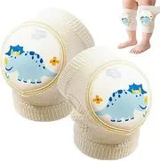 [Generic] Anti-Slip Knee Pads for Crawling | Breathable Knee Protector for Crawling - Elastic Knee Protector, Cute Children Knee Pads for Crawling, Cushioning