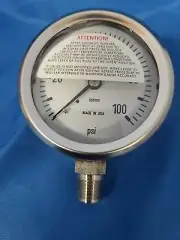 100 PSI Pressure Gauge