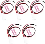 X AUTOHAUX 5pcs Accessory Power Lead Kit for Yamaha Wolverine RMAX2 RMAX4 1000 2021-2022 for Yamaha Wolverine X2 X4 850 2019-2022 B4J-H25B0-V0-00 Power Lead Connector Kit W/Crimp Connectors