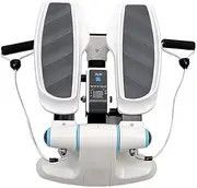 Fully Assembled Stepper Under Desk Elliptical –Elliptical Trainer with Air Resistance System Exercise Machine for Home O