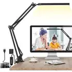 LED Desk Lamp, Desk Light for Home Office, Adjustable Table Lamp with Clamp, ...