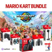 Nintendo Switch 2 Console + Mario Kart World Bundle + Accessories