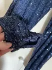 Brave & True navy sequinned Cascade pants - XL - BNWT