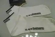 Shimano Cycling Socks Low Ankle CoolMax XL/46-48 White Made In Italy New