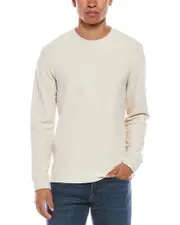 Vince Herringbone French Terry Pullover
