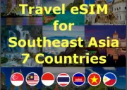 Southeast Asia (7) Travel SIM eSIM | 1-5GB 7-30 Days | Data Roaming On-the-Go