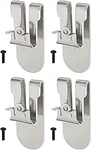 4 Sets Belt Hook Clips N435687 Compatible with DeWalt 18V Power Tools DCF620D2 DCF620D2-AR DCF620D2-B2 DCF620D2-B3 DCF620D2-BR DCF620M2 DCF622B DCF622M2 Type 1 DCF620B Series
