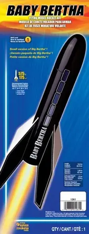 Estes Baby Bertha Intermediate Model Rocket Kit (18mm Standard Engine)