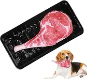 Squeaky Dog Chew Toys,Steak Shape Design Squeaker Doll for Puppy | Tough Bite-Resistant Pet Fetch Toys for Medium and Large Puppy