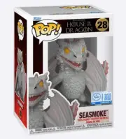 House Of The Dragon Pop Seasmoke Funko Shop Exclusive # 28 +Protector PreOrder