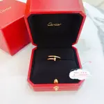 【ALINA二手正品】CARTIER 卡地亞 JUSTE UN CLOU 18K玫瑰金 小號 無鑽戒指 B4225800