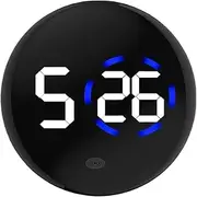 Car Digital Clock – Adhesive Display Unit, Dashboard Timepiece, Compact Travel Watch | Waterproof ABS Battery Powered Time Monitor Device, Backlit Volume Control Panel Used Trucks Boats Campers