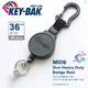 KEY-BAK MID6系列 36”伸縮鑰匙圈 / D扣款--附識別證扣環 / 0006-0824【詮國】