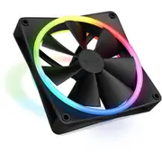 NZXT F140 RGB DUO RF-D14SF-B1 Cooling Fan - PC - 140 mm Maximum Fan Diameter - 1 x Fan(s) - 2399.9 L/min Maximum Airflow - 1800 rpm - Fluid Dynamic -