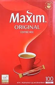 Maxim Ground Original Korean Coffee - 100pks