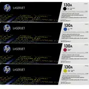 HP 130A Toner Ink Cartridge Black/Cyan/Magenta/Yellow Set LaserJet Genuine