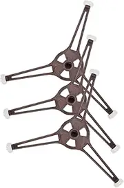 iplusmile 3pcs Microwave Turntable Plate Support Replacement Roller Ring Base Height for Oven Models Easy to Install and Clean Microwave Tray Support
