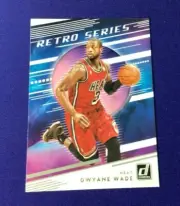 2020/21 Panini Donruss RETRO SERIES DWAYNE WADE Heat # 17