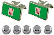[Select Gifts] Shirt Dress Studs Umbria Region Italy Flag Cufflinks