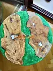 Custom Solid Green Epoxy Resin Table Top Decor Loved Ones Gifts Living Room Deco
