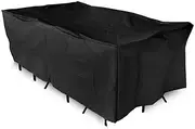 FIRSTONE Patio Cover Waterproof Outdoor Garden Furniture Cover Sofa Table Chair Set Protector (213 x 132 x 74cm)