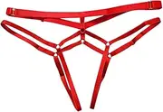 [Generic] Costume Lingerie for Women Knickers Lace High Women Sexy Pantie Underwear Lingerie Elastic Underpants Womens Lingerie Plus Size Leather
