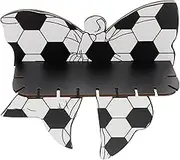 Bow Shaped Wooden Wall Shelf Unique Floating Bookshelf for Home and Bedroom Decor Space Saving Design Charming Ambiance Versatile Storage for Items and Decorative Objects