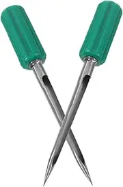 KONTONTY 2pcs Stainless Steel Grain Sampler Probe Durable Multi Functional Powder Sampler for Grains Corn Soybean and Practical Soil Sampling Tool with Handle