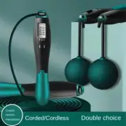 Cordless Electronic Jumping Rope Counting Speed Skipping Counter Gym Fitness LCD